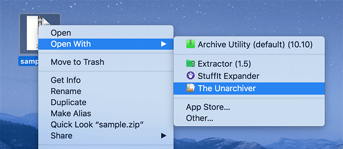 extract files for mac